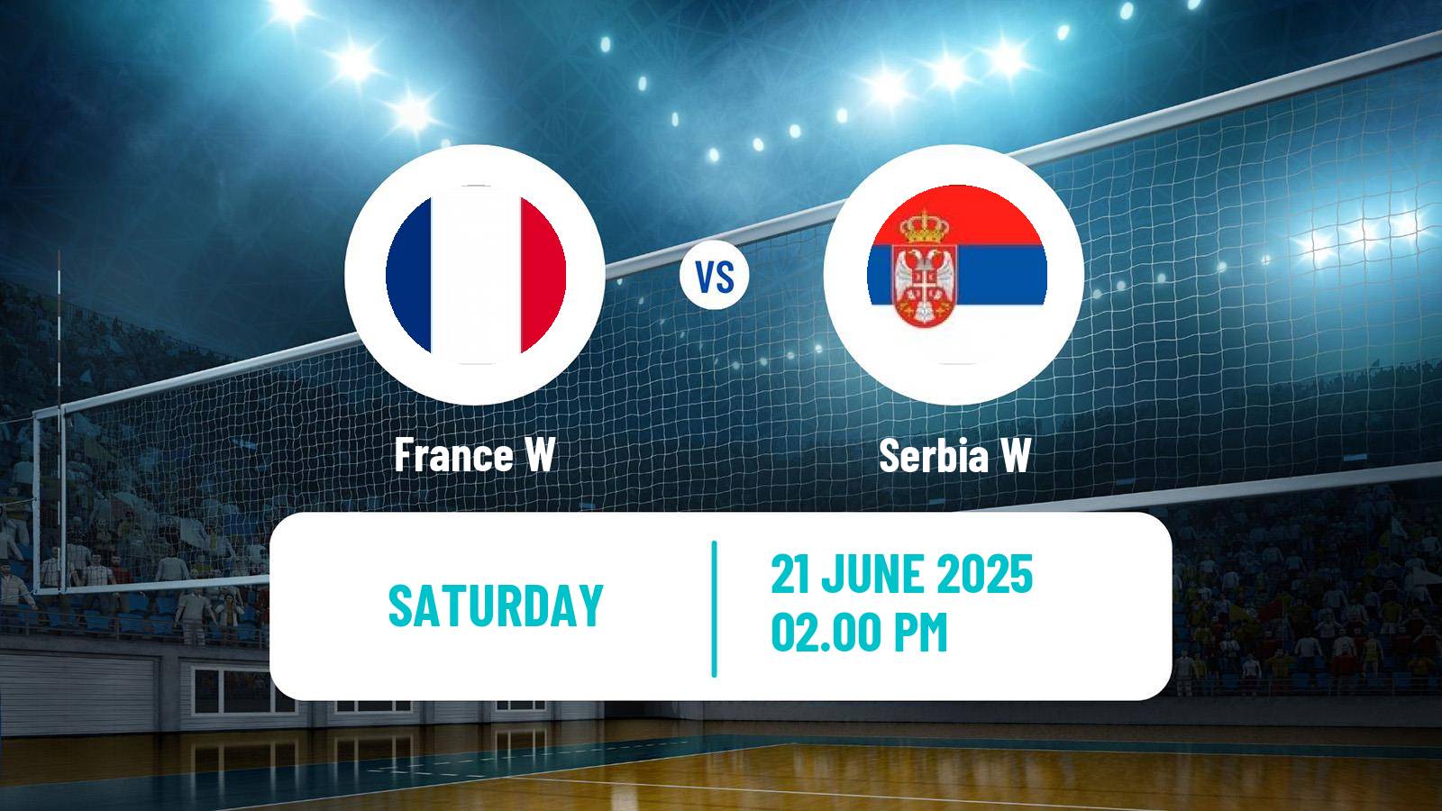 Volleyball Nations League Volleyball Women France W - Serbia W