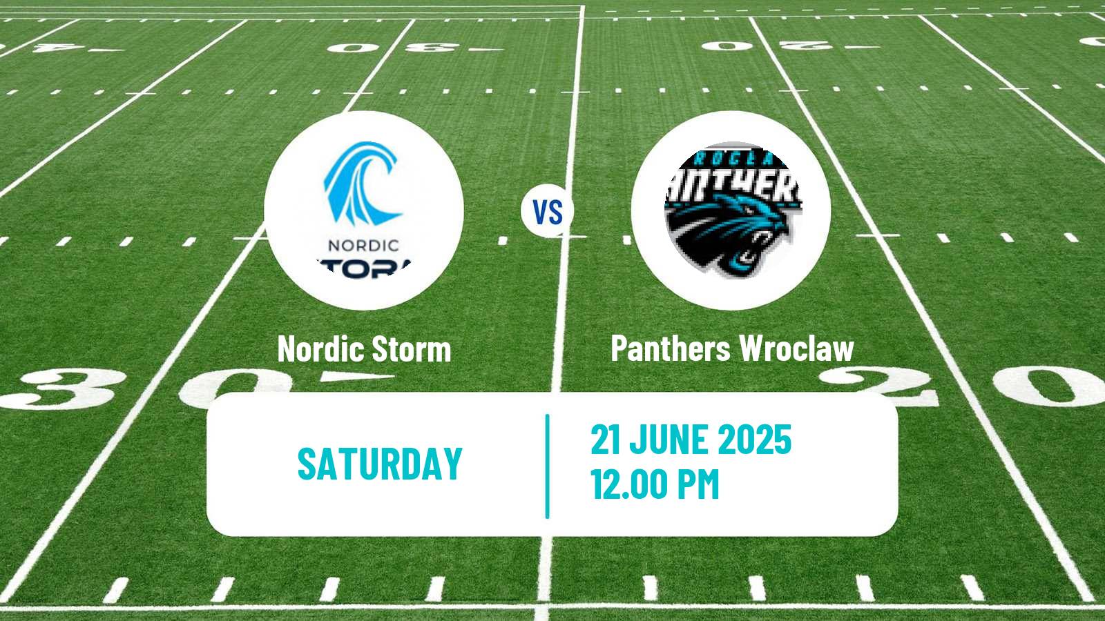 American football European League of American Football Nordic Storm - Panthers Wroclaw