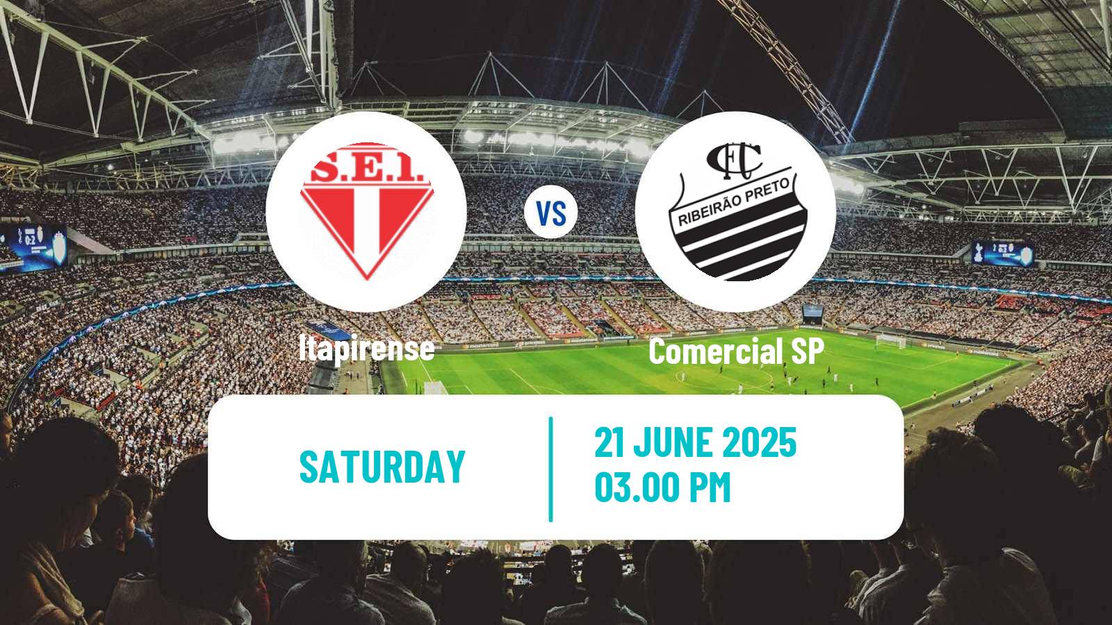Soccer Brazilian Copa Paulista Itapirense - Comercial SP