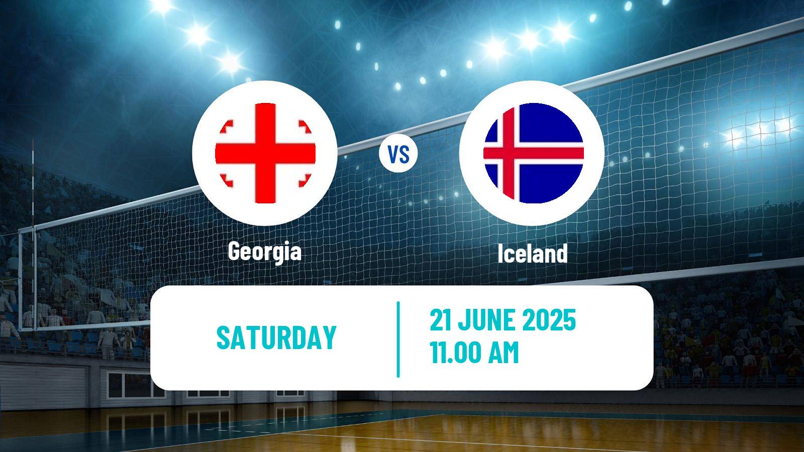 Volleyball Silver European League Volleyball Georgia - Iceland