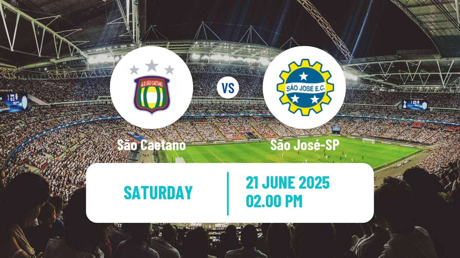 Soccer Brazilian Copa Paulista São Caetano - São José-SP