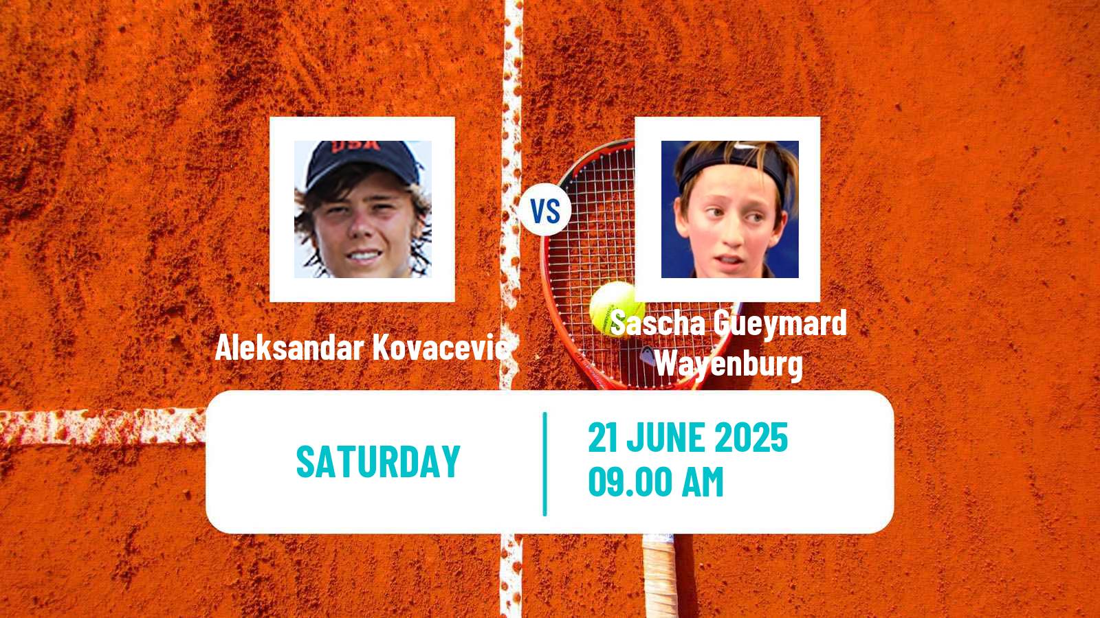 Tennis ATP Mallorca Aleksandar Kovacevic - Sascha Gueymard Wayenburg