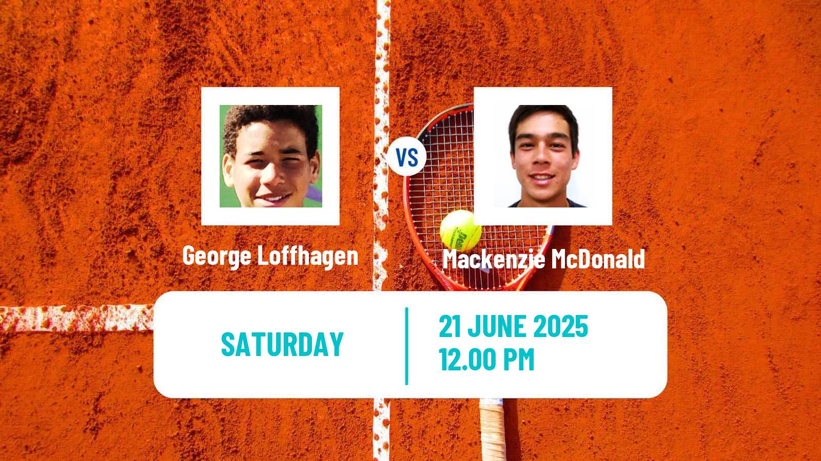 Tennis ATP Eastbourne George Loffhagen - Mackenzie McDonald