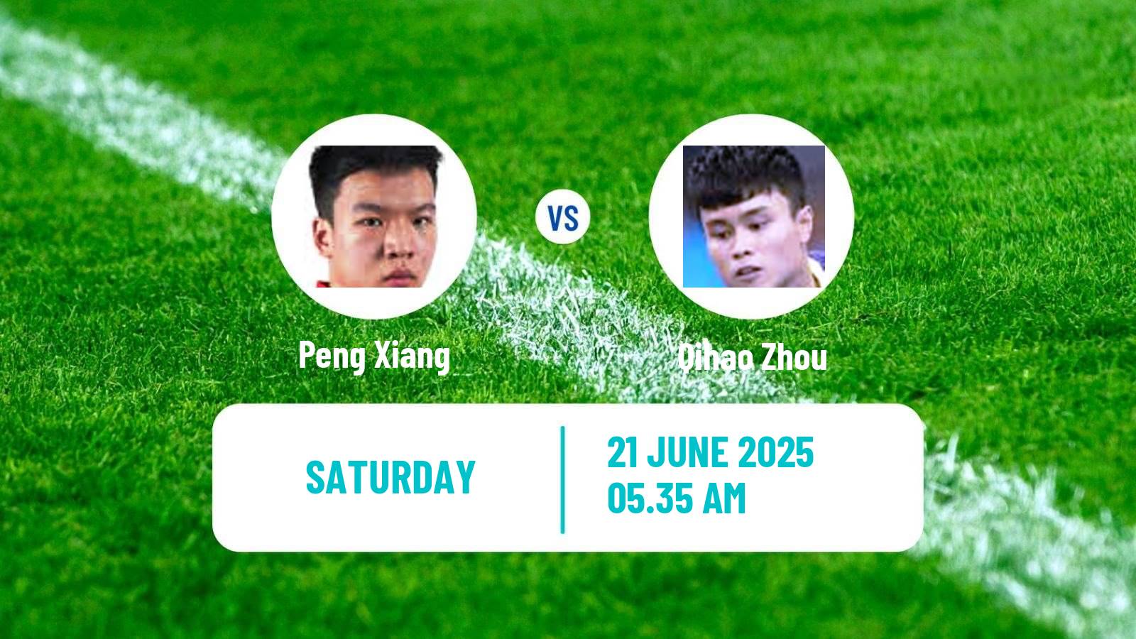 Table tennis Wtt Star Contender Ljubljana Men Peng Xiang - Qihao Zhou