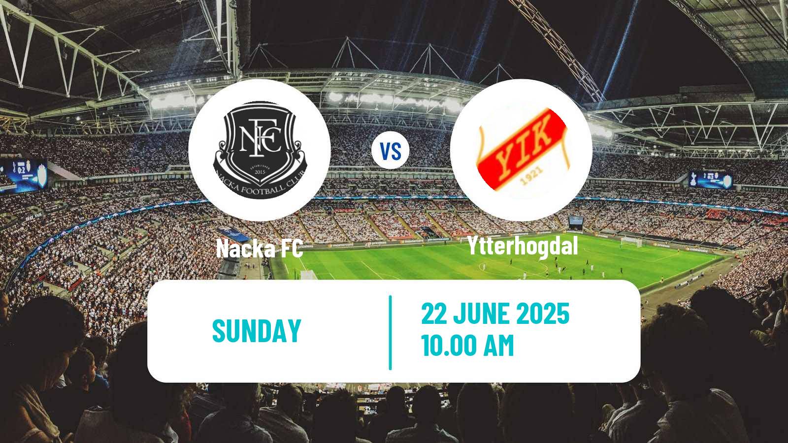 Soccer Swedish Division 2 - Norra Svealand Nacka FC - Ytterhogdal