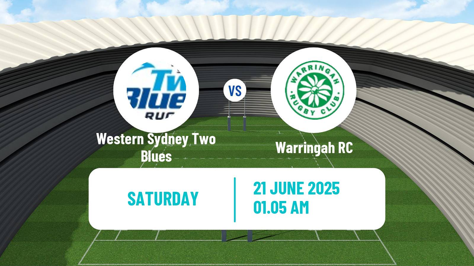 Rugby union Australian Shute Shield Western Sydney Two Blues - Warringah