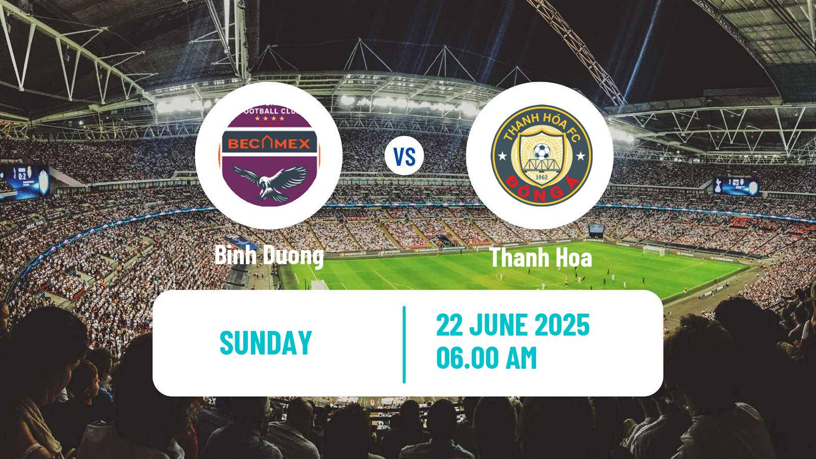 Soccer Vietnamese V League 1 Binh Duong - Thanh Hoa