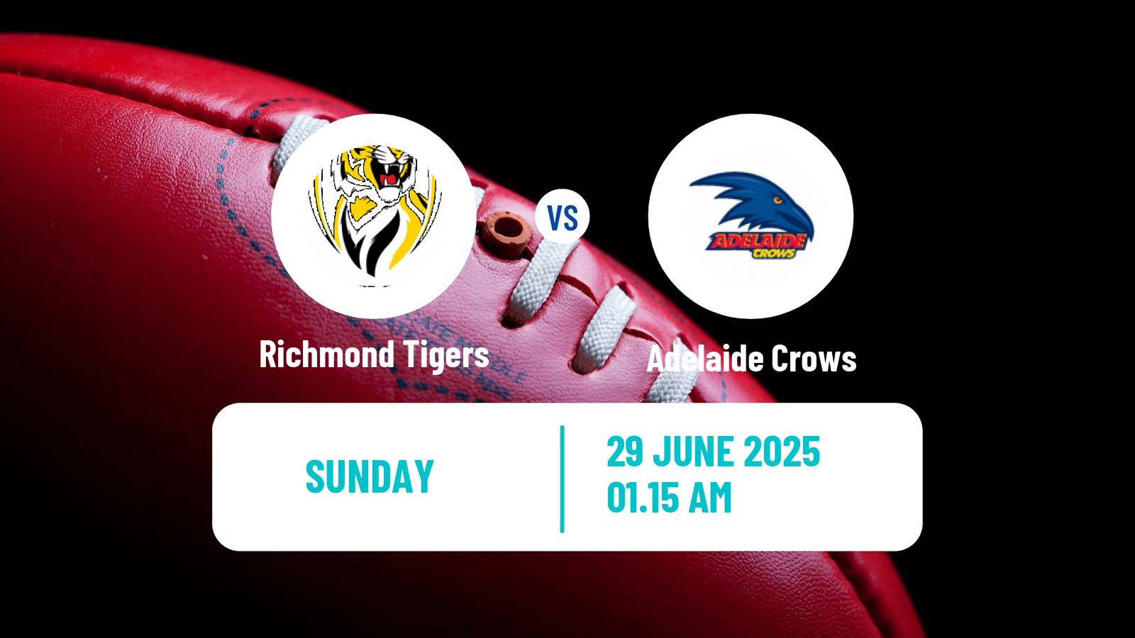Aussie rules AFL Richmond Tigers - Adelaide Crows