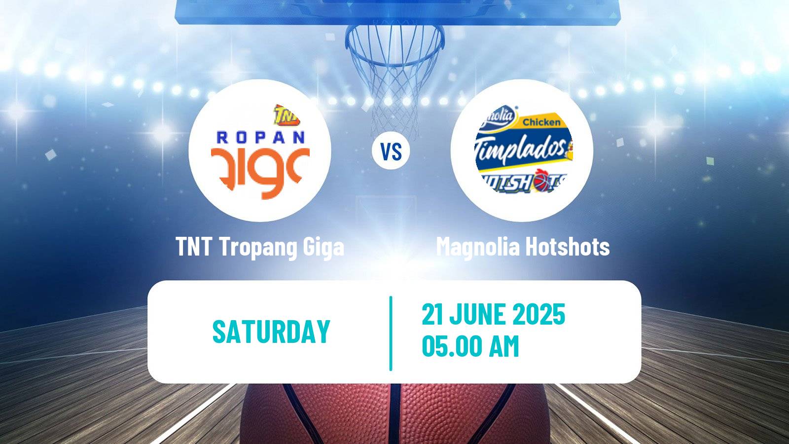 Basketball Philippines Cup TNT Tropang Giga - Magnolia Hotshots
