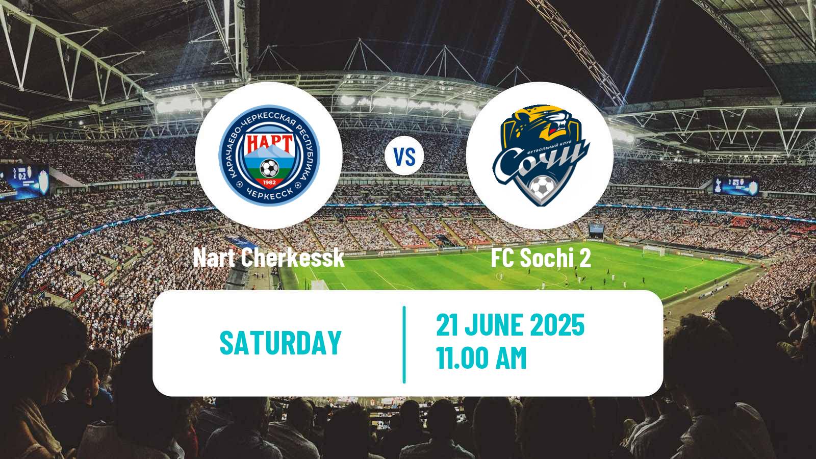 Soccer FNL 2 Division B Group 1 Nart Cherkessk - Sochi 2