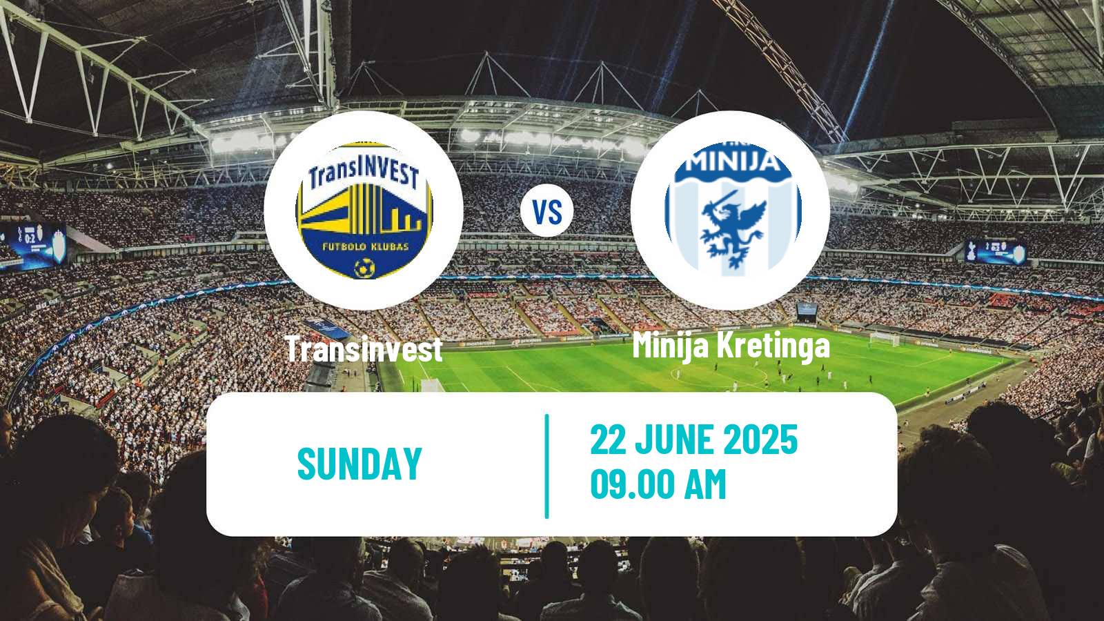 Soccer Lithuanian Division 2 Transinvest - Minija Kretinga