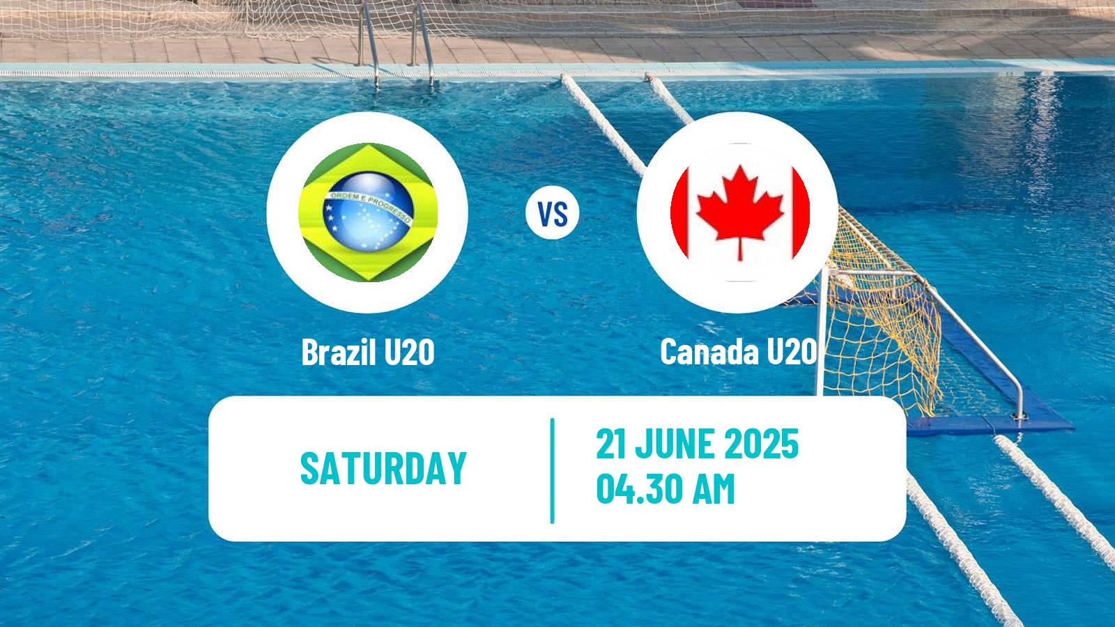 Water polo World Championship Water Polo U20 Brazil U20 - Canada U20