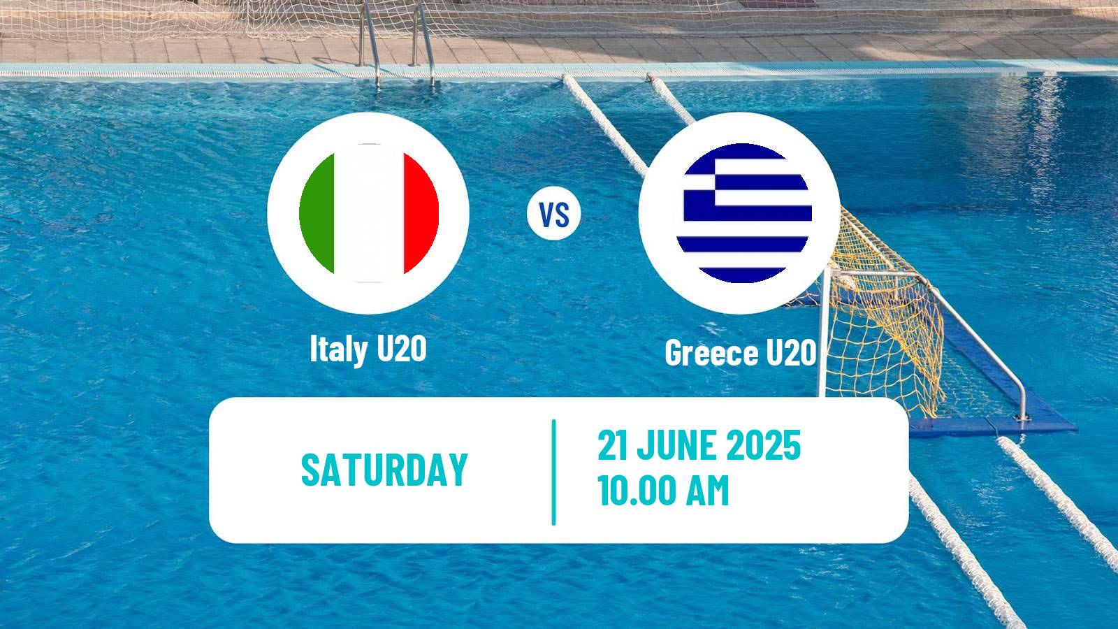 Water polo World Championship Water Polo U20 Italy U20 - Greece U20
