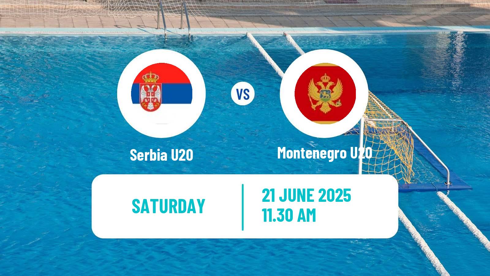 Water polo World Championship Water Polo U20 Serbia U20 - Montenegro U20