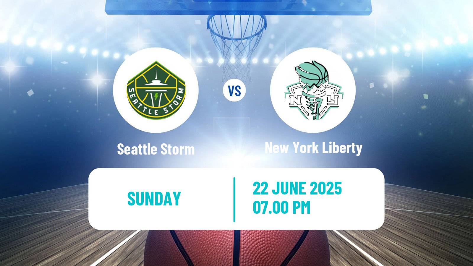 Basketball WNBA Seattle Storm - New York Liberty