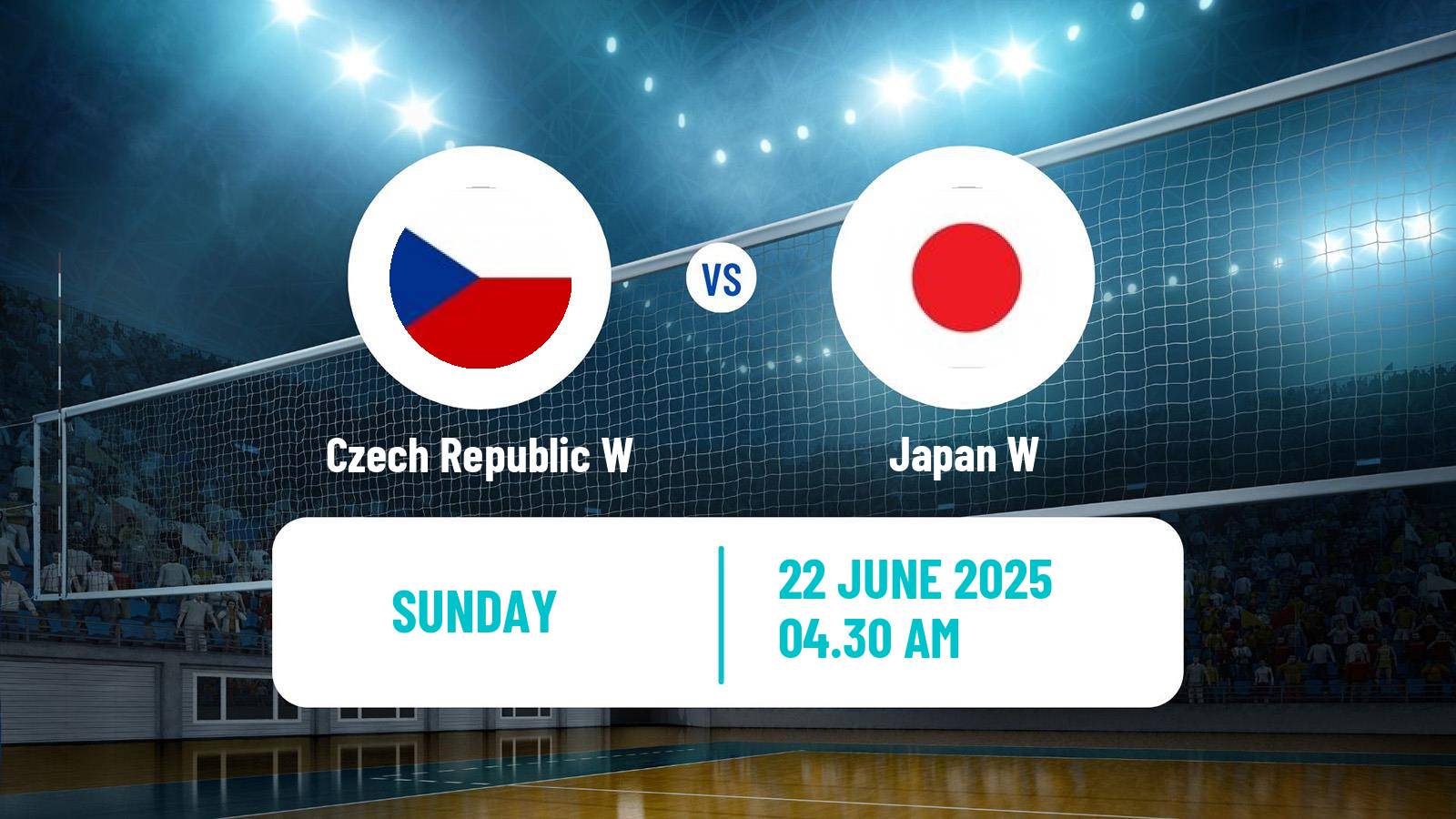 Volleyball Nations League Volleyball Women Czech Republic W - Japan W