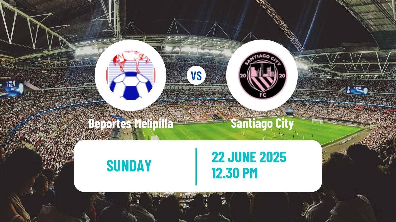 Soccer Chilean Segunda Division Deportes Melipilla - Santiago City