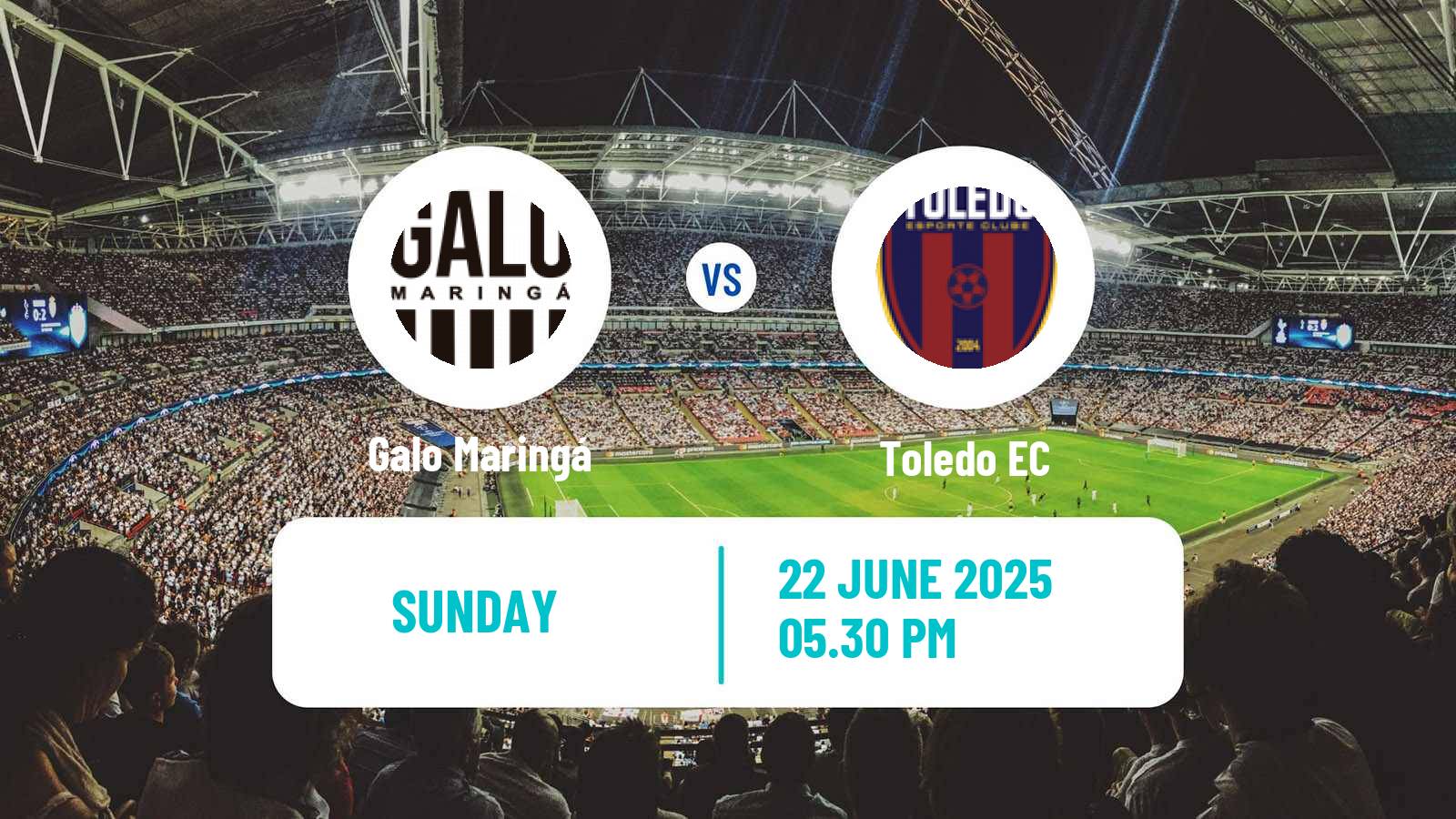 Soccer Brazilian Campeonato Paranaense 2 Galo Maringá - Toledo