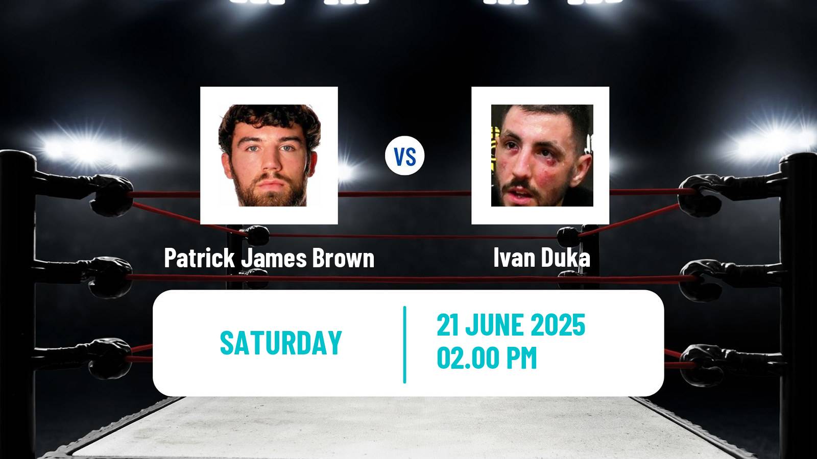 Boxing Cruiserweight Others Matches Men Patrick James Brown - Ivan Duka