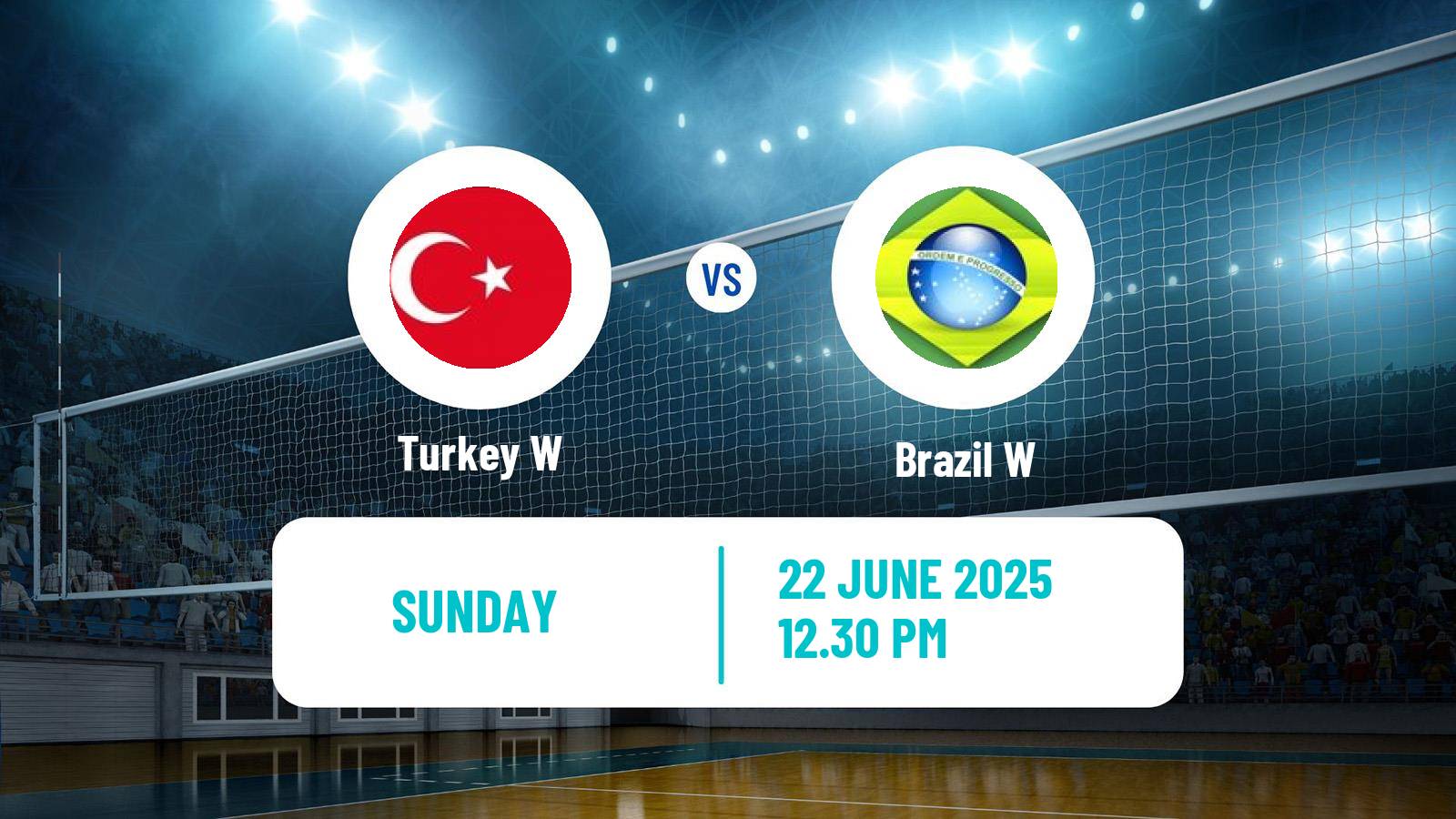 Volleyball Nations League Volleyball Women Turkey W - Brazil W