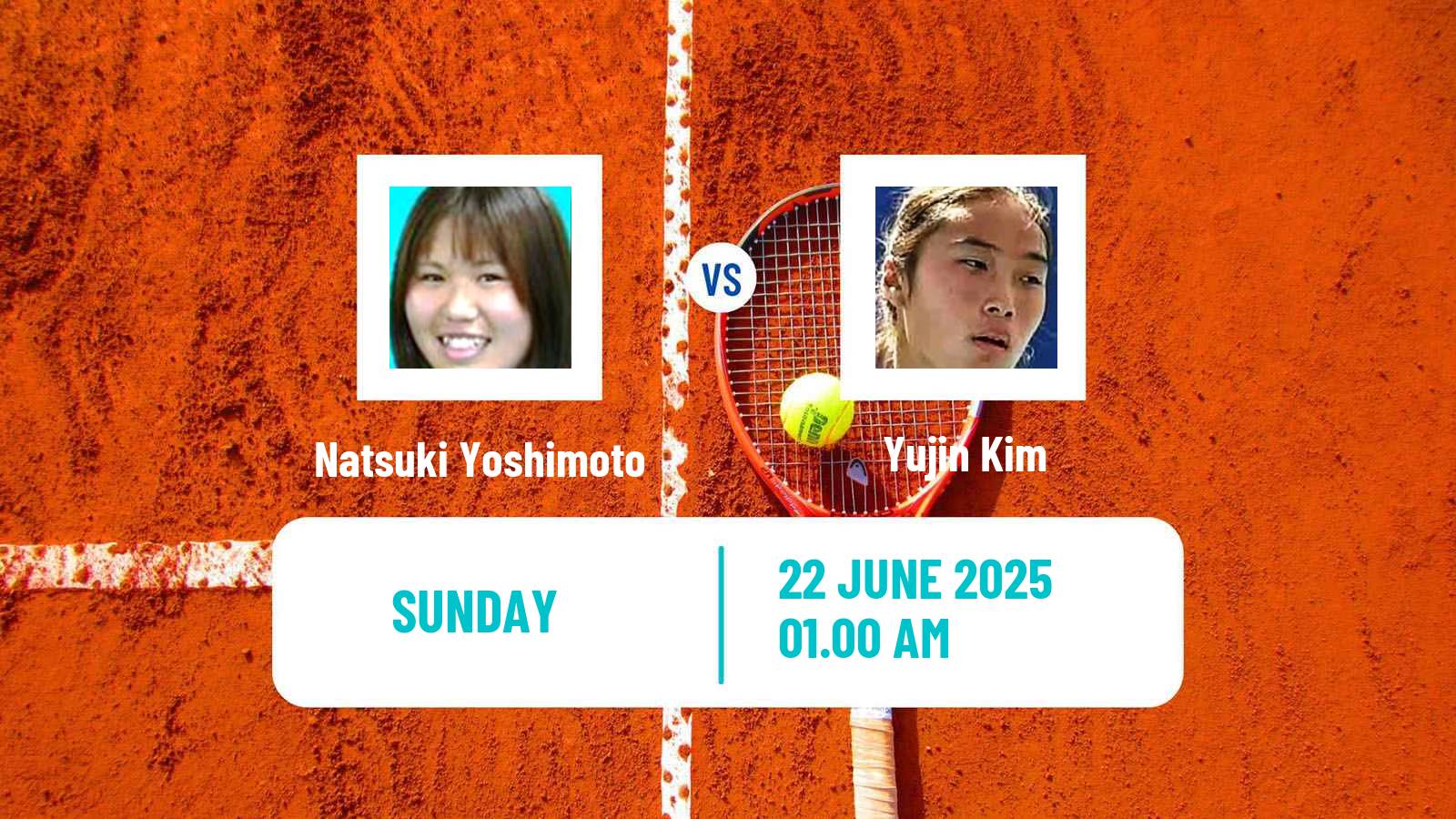 Tennis ITF W15 Sapporo Women Natsuki Yoshimoto - Yujin Kim