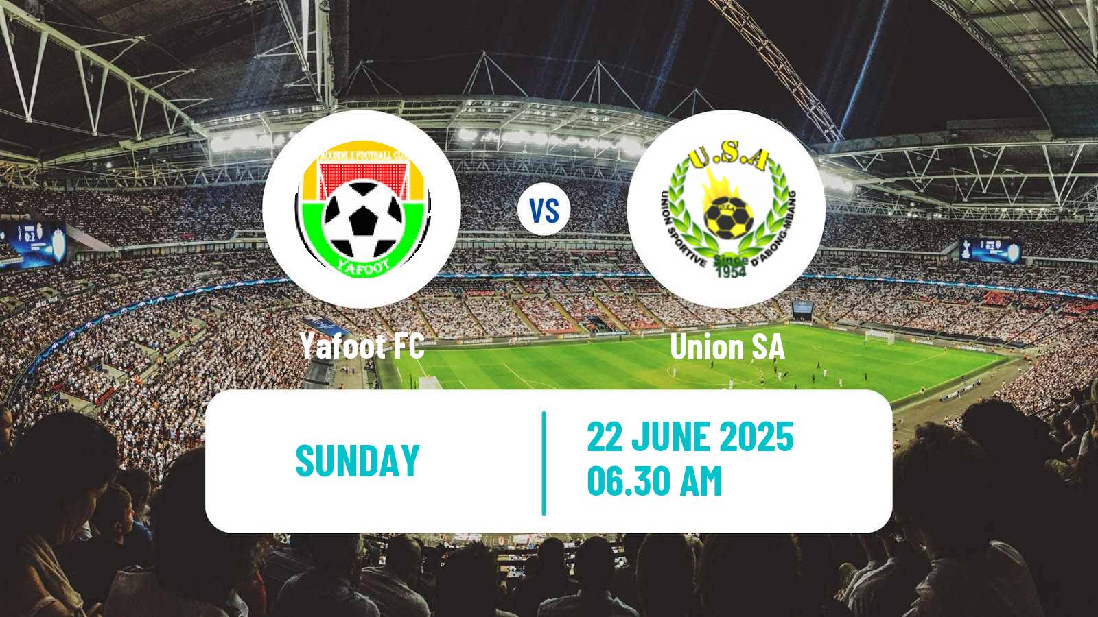 Soccer Cameroon Elite Two Yafoot - Union SA