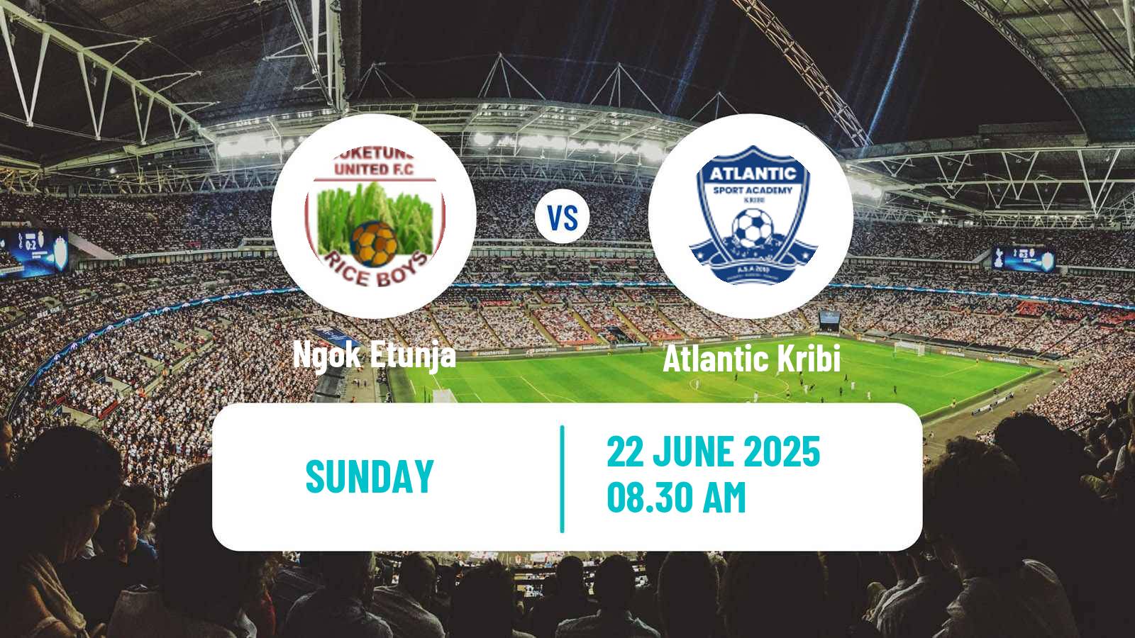 Soccer Cameroon Elite Two Ngok Etunja - Atlantic Kribi