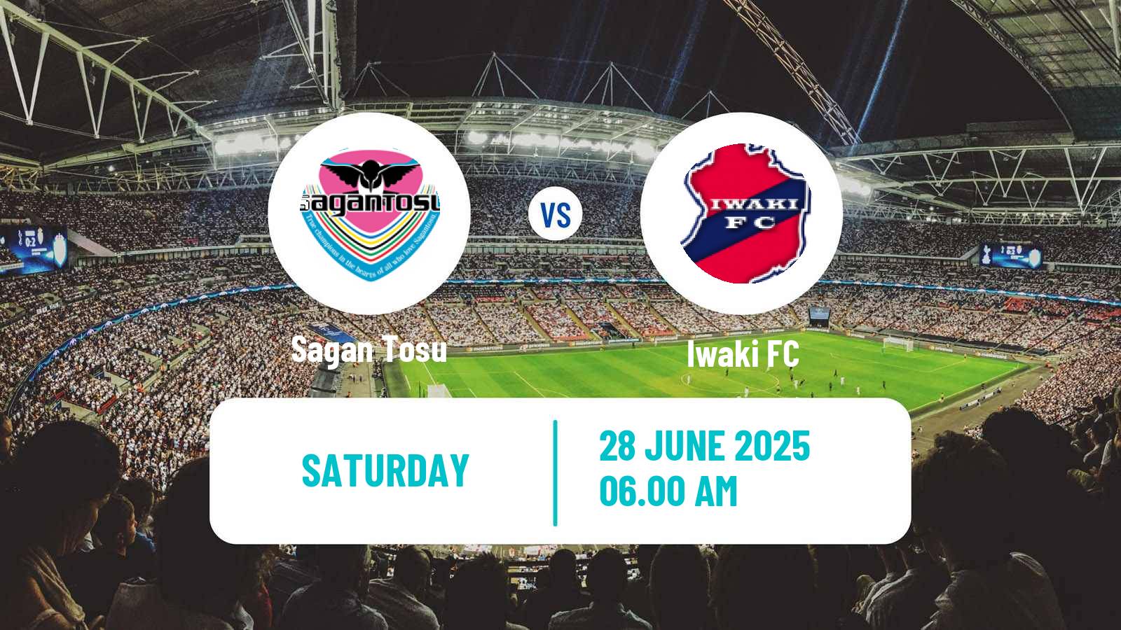 Soccer Japan J2 League Sagan Tosu - Iwaki