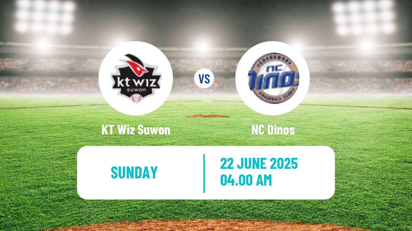 Baseball KBO KT Wiz Suwon - NC Dinos