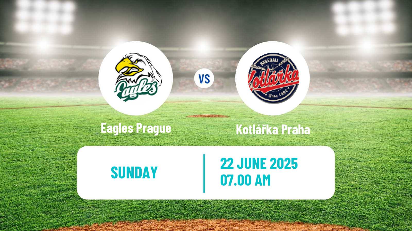 Baseball Czech Extraliga Baseball Eagles Prague - Kotlářka Praha
