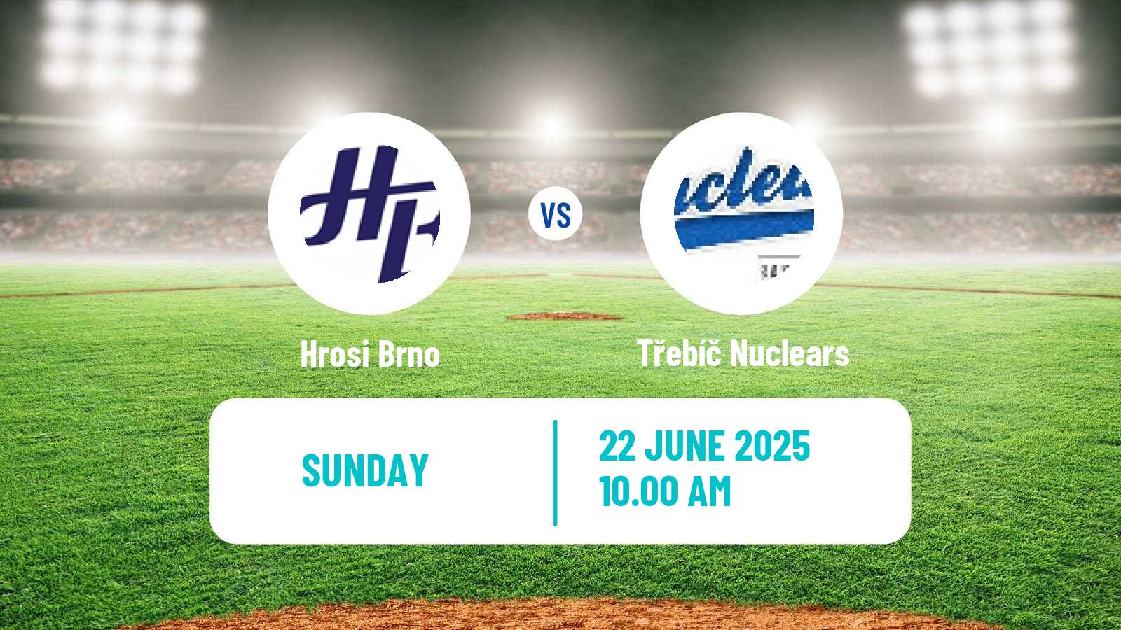 Baseball Czech Extraliga Baseball Hrosi Brno - Třebíč Nuclears