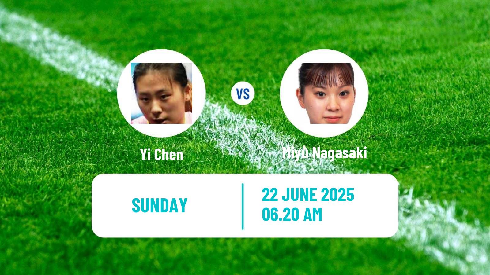 Table tennis Wtt Star Contender Ljubljana Women Yi Chen - Miyu Nagasaki