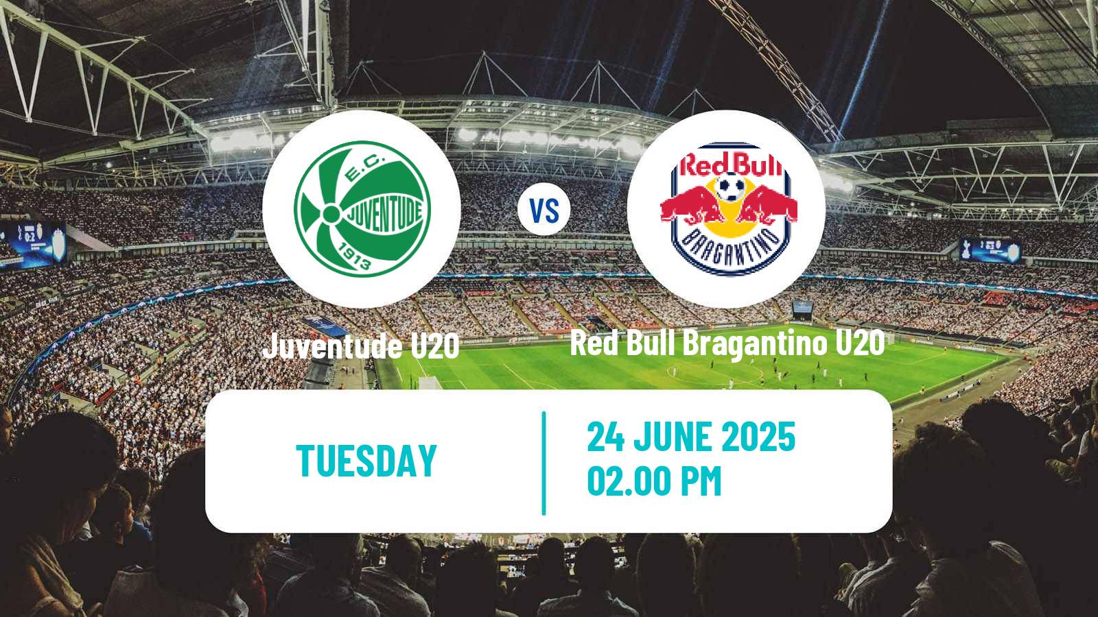 Soccer Brasileiro U20 Juventude U20 - Red Bull Bragantino U20