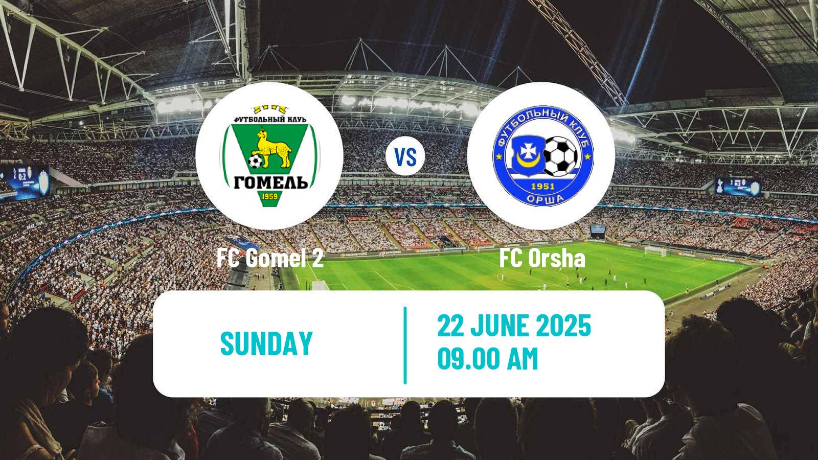 Soccer Belarusian Pershaya Liga Gomel 2 - Orsha