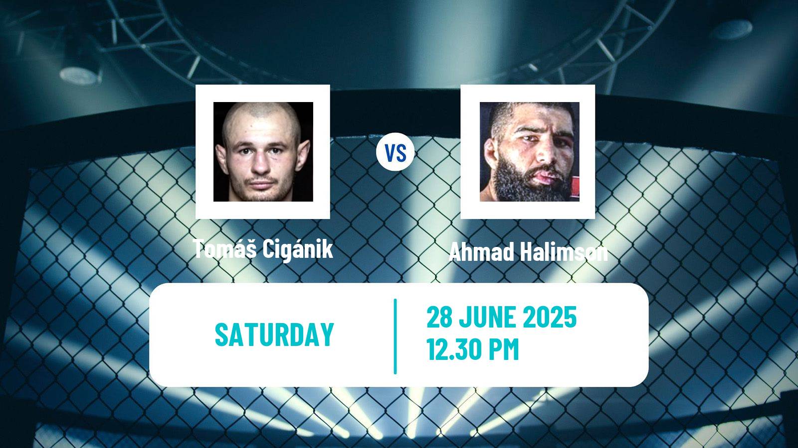 MMA Lightweight Oktagon Men Tomáš Cigánik - Ahmad Halimson