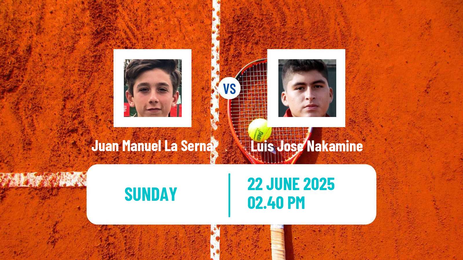 Tennis Lima Challenger Men Juan Manuel La Serna - Luis Jose Nakamine