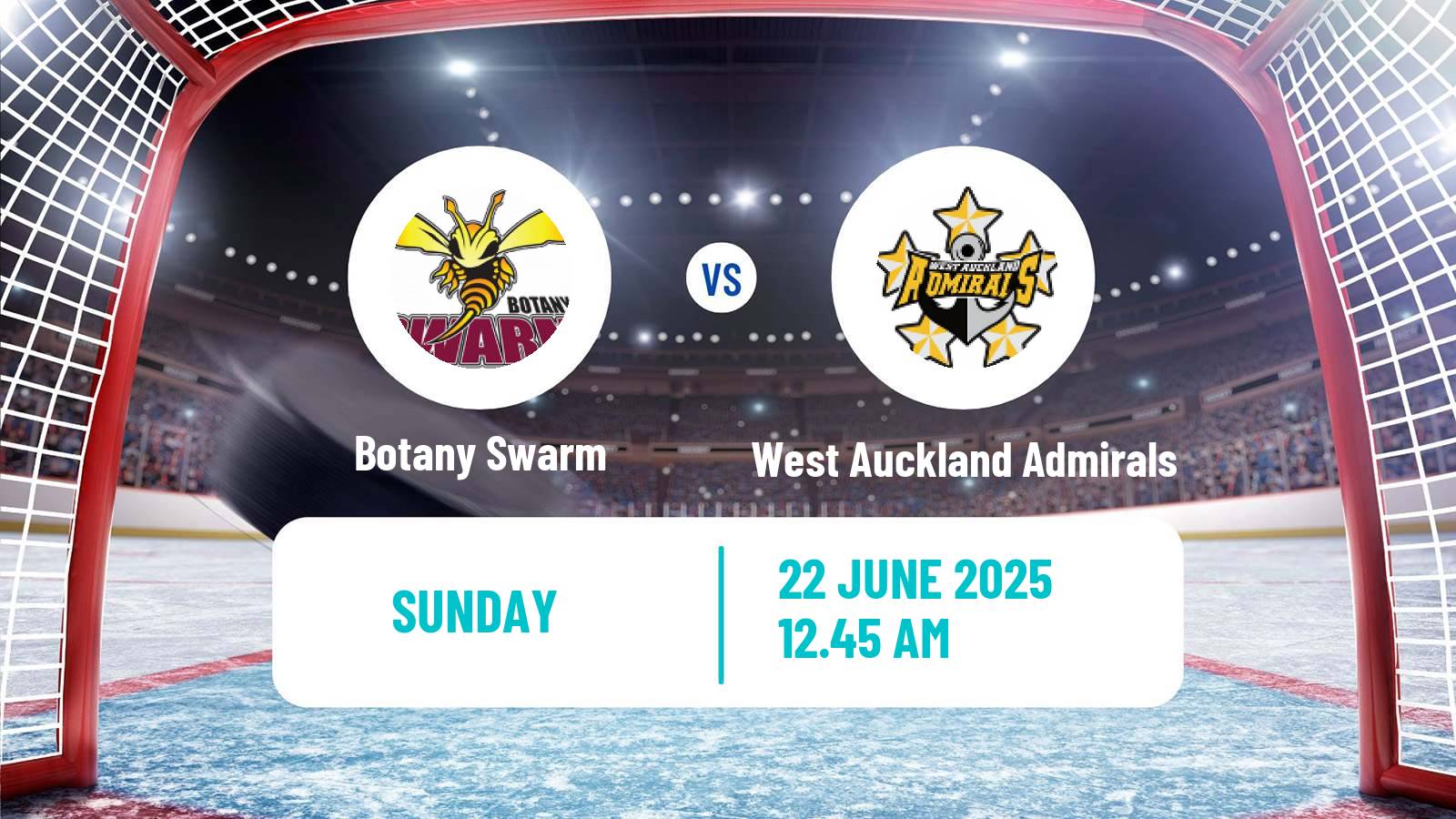 Hockey New Zealand NZIHL Botany Swarm - West Auckland Admirals