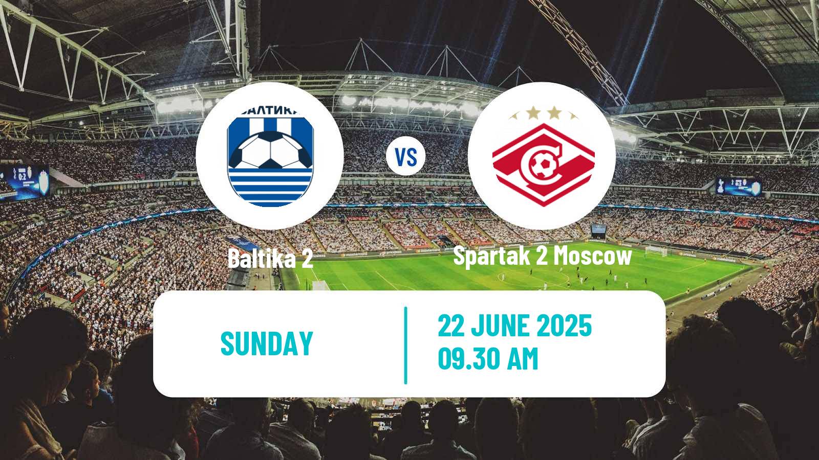 Soccer FNL 2 Division B Group 2 Baltika 2 - Spartak 2 Moscow
