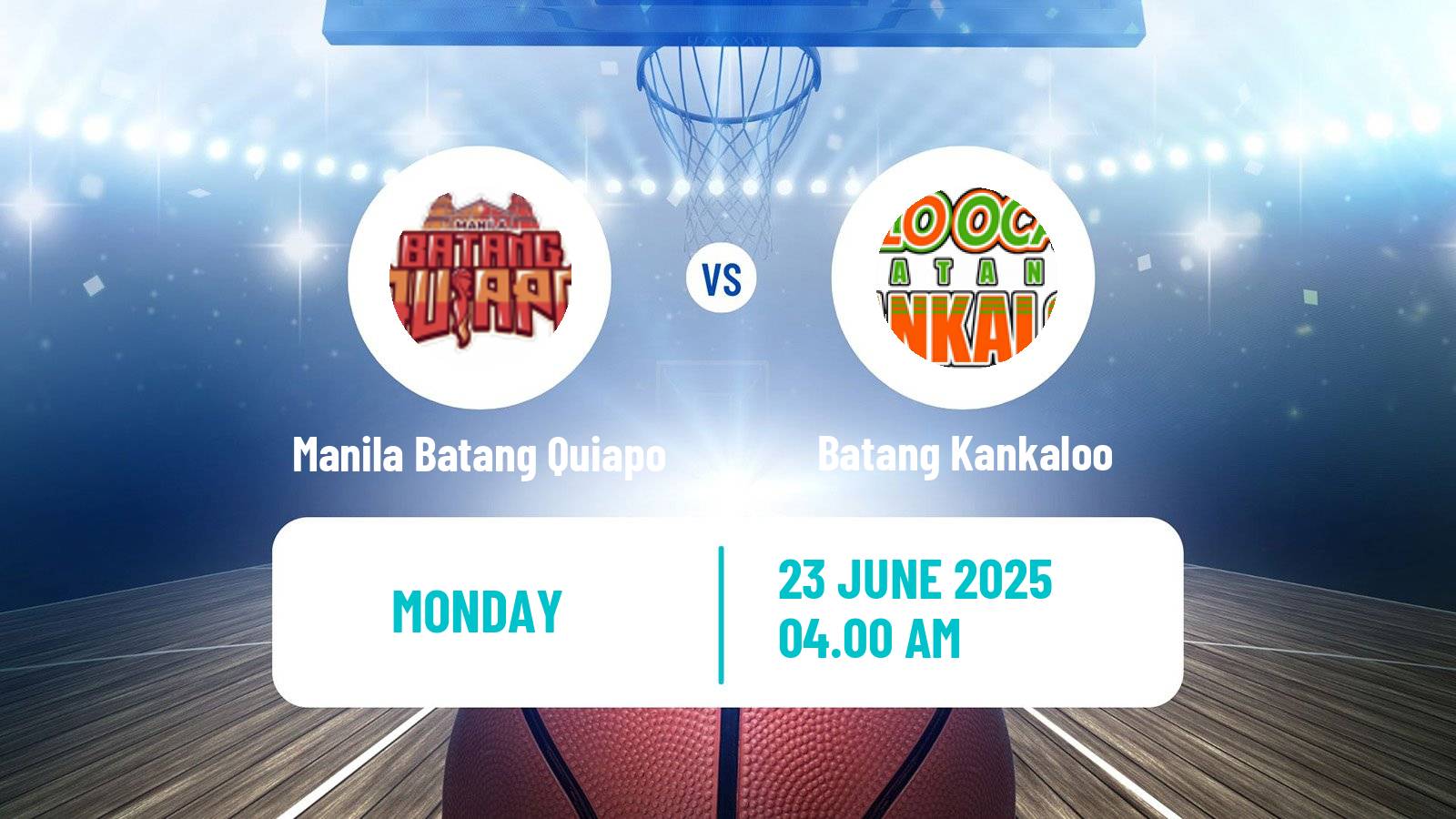 Basketball Philippines MBPL  Manila Batang Quiapo - Batang Kankaloo