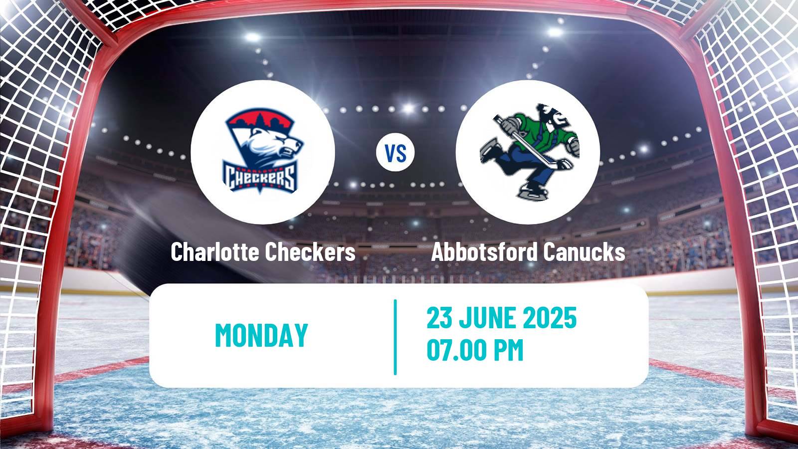 Hockey AHL Charlotte Checkers - Abbotsford Canucks