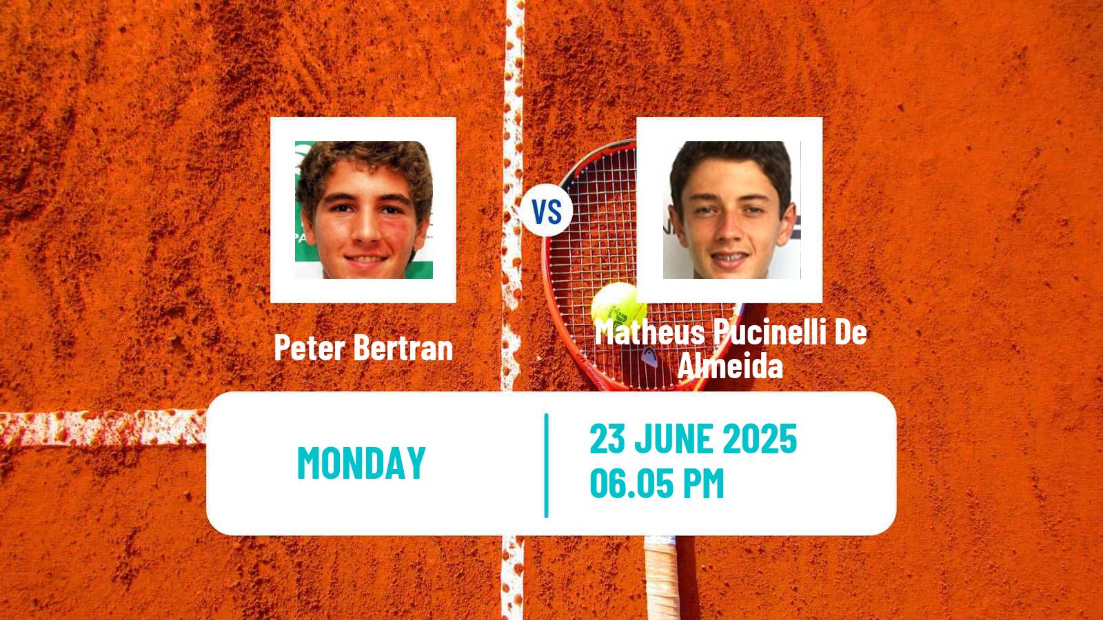 Tennis Lima Challenger Men Peter Bertran - Matheus Pucinelli De Almeida
