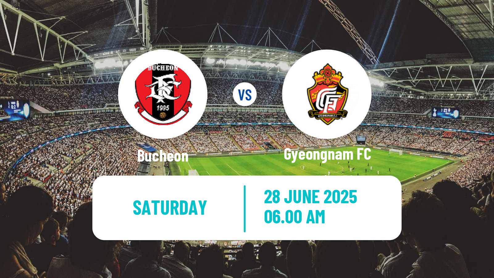 Soccer South Korean K-League 2 Bucheon - Gyeongnam