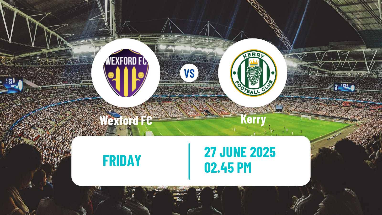 Soccer Irish Division 1 Wexford - Kerry