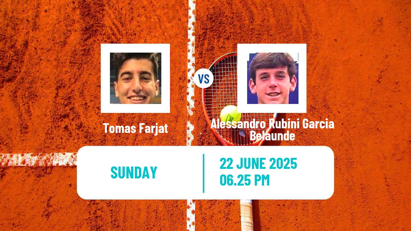 Tennis Lima Challenger Men Tomas Farjat - Alessandro Rubini Garcia Belaunde