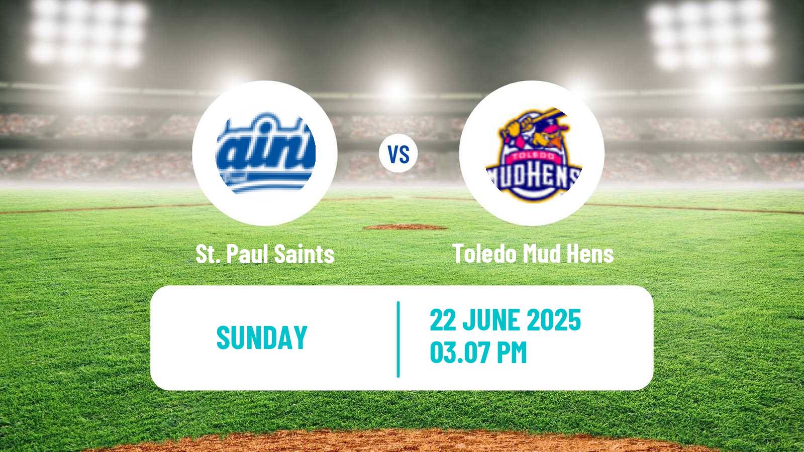 Baseball IL St. Paul Saints - Toledo Mud Hens