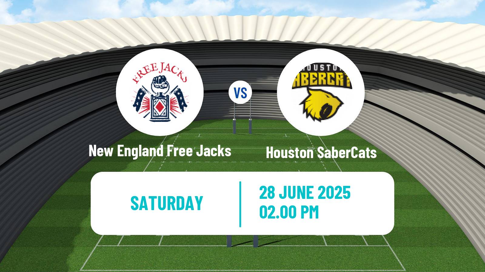 Rugby union USA Major League Rugby New England Free Jacks - Houston SaberCats