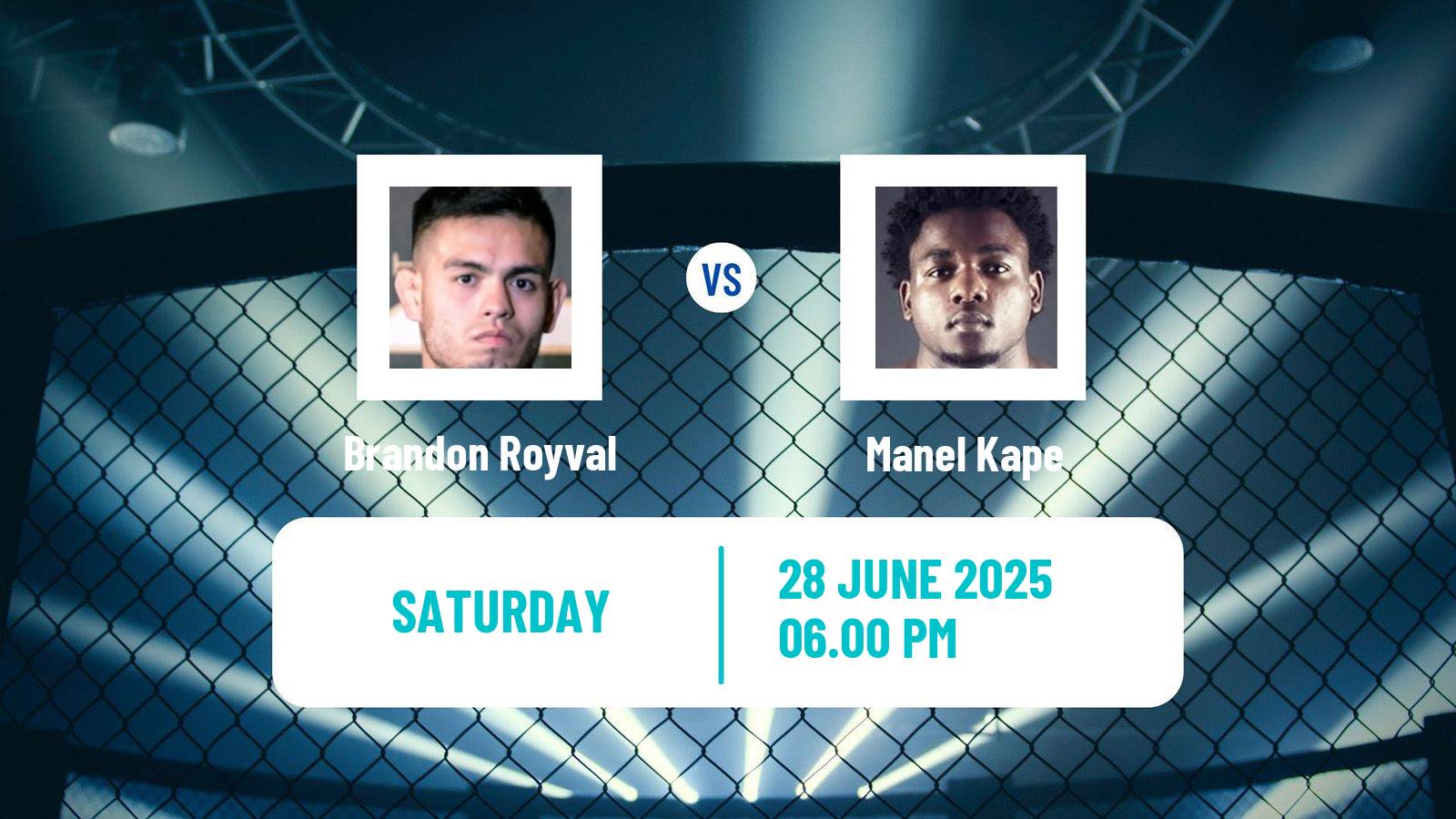MMA Flyweight UFC Men Brandon Royval - Manel Kape