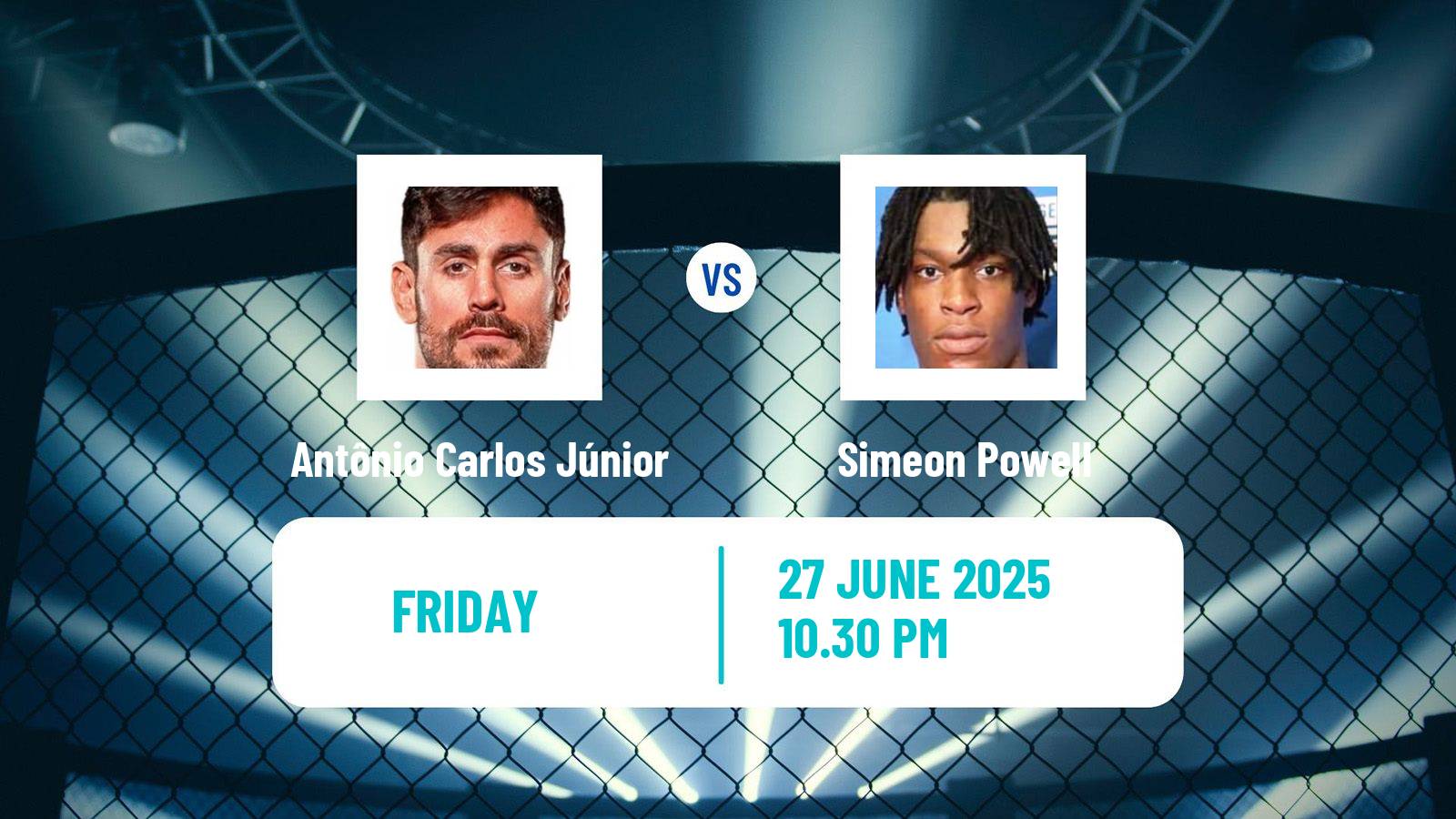 MMA Light Heavyweight Pfl Tournament Men Antônio Carlos Júnior - Simeon Powell
