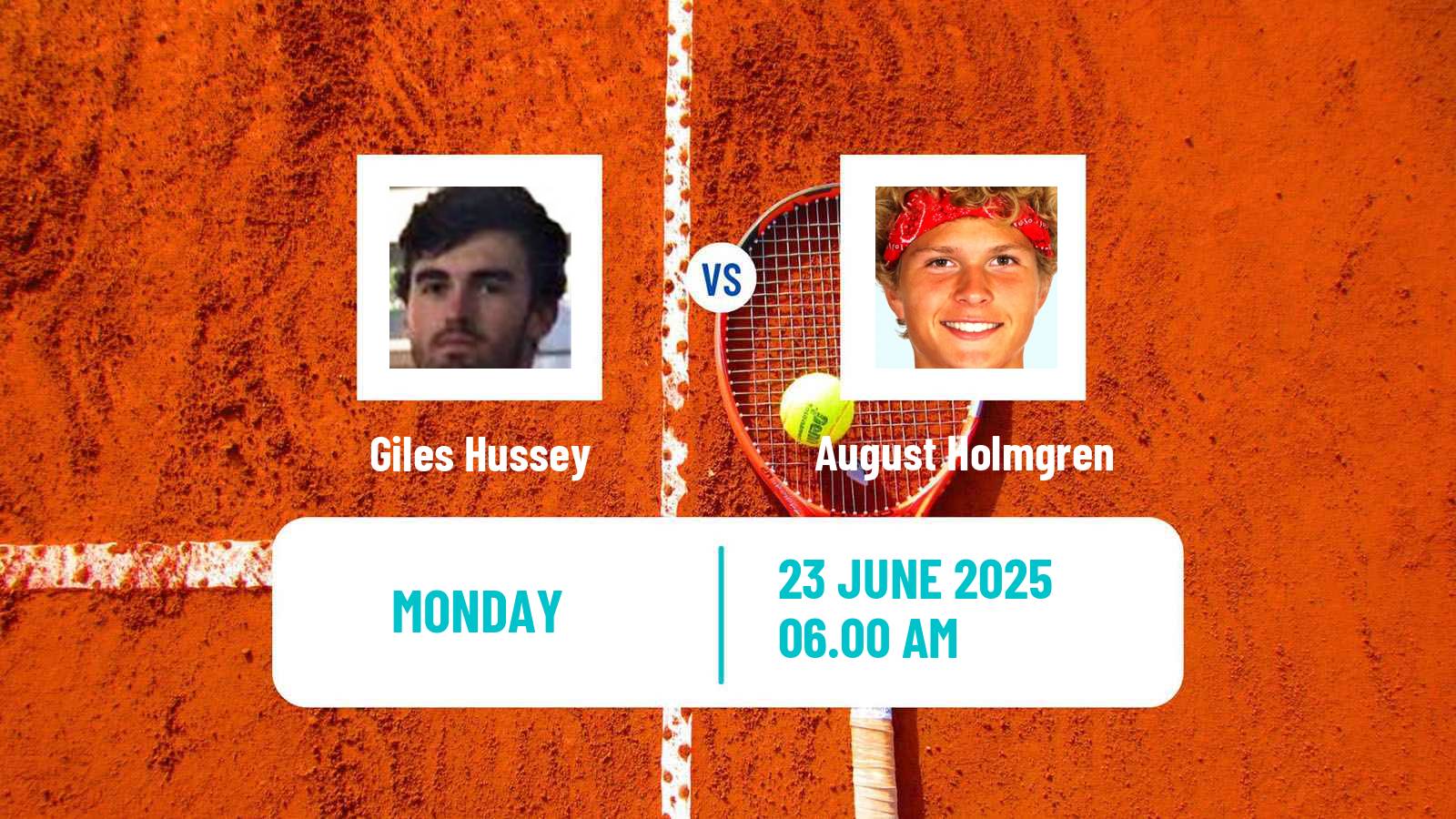 Tennis ATP Wimbledon Giles Hussey - August Holmgren