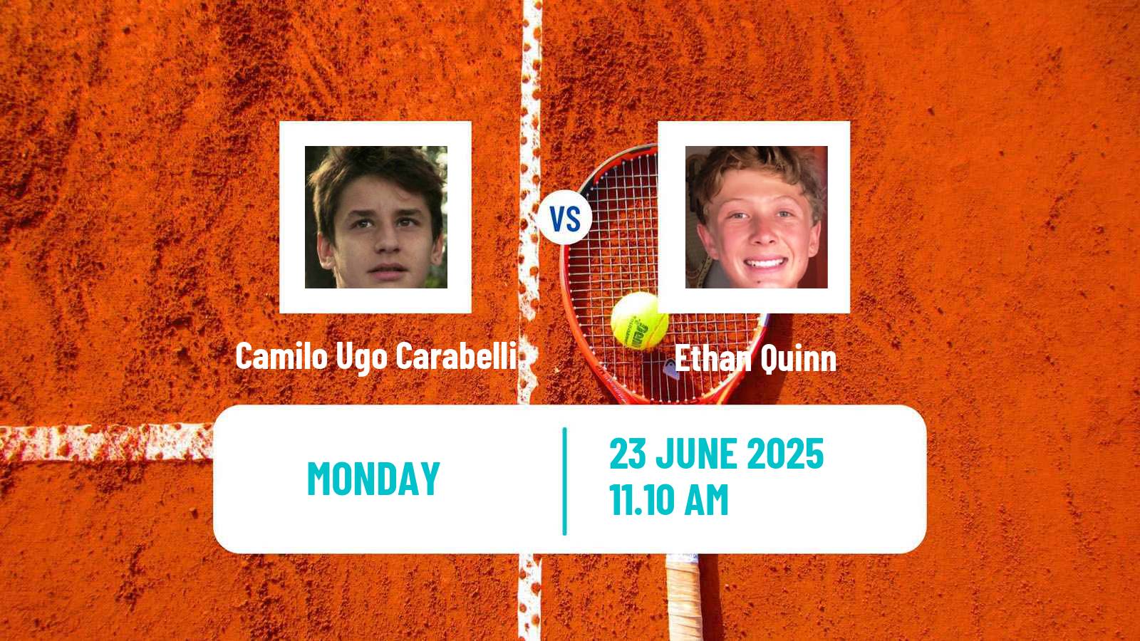 Tennis ATP Mallorca Camilo Ugo Carabelli - Ethan Quinn